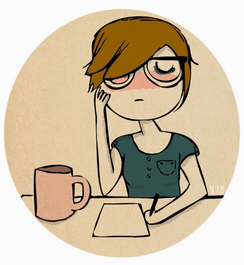 aspirante a escritora gemelo de papel y tinta